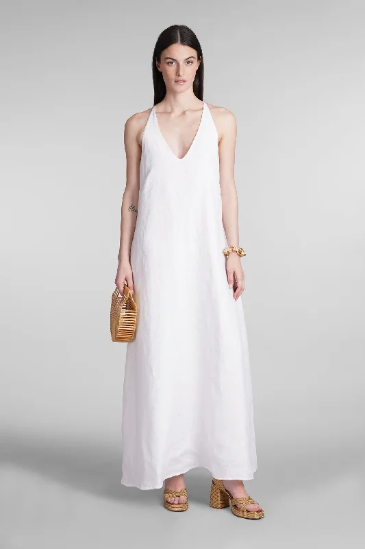 Dress in white cotton