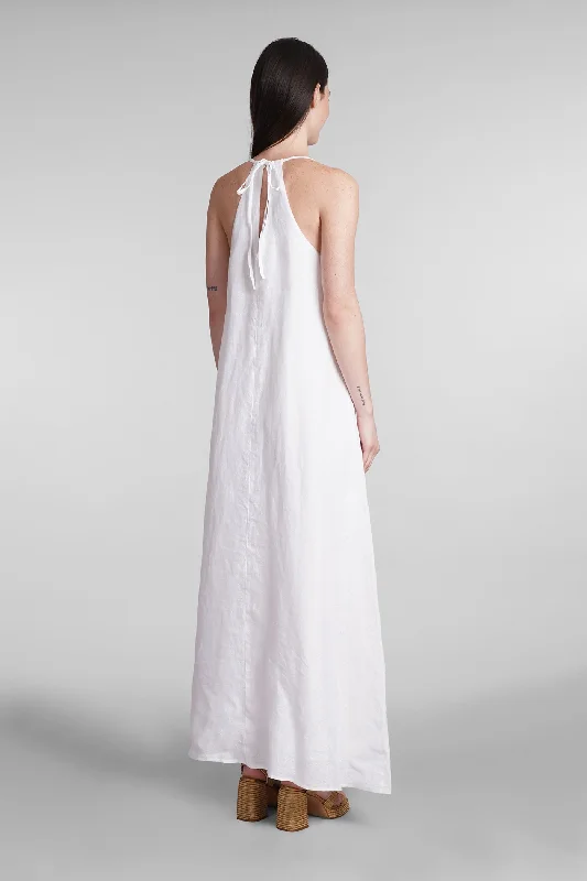 Dress in white cotton