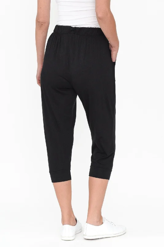 Black Tokyo Slouch Pants