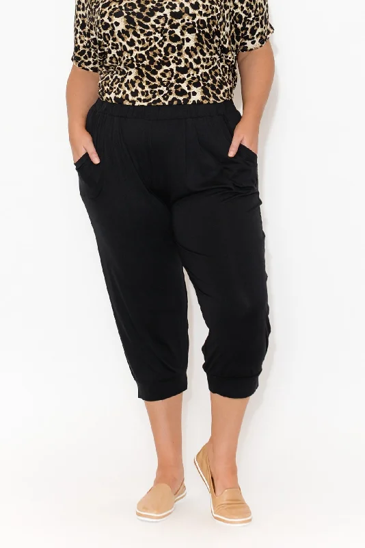 Black Tokyo Slouch Pants