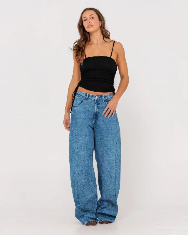 Bobby Mid Rise Barrel Jean