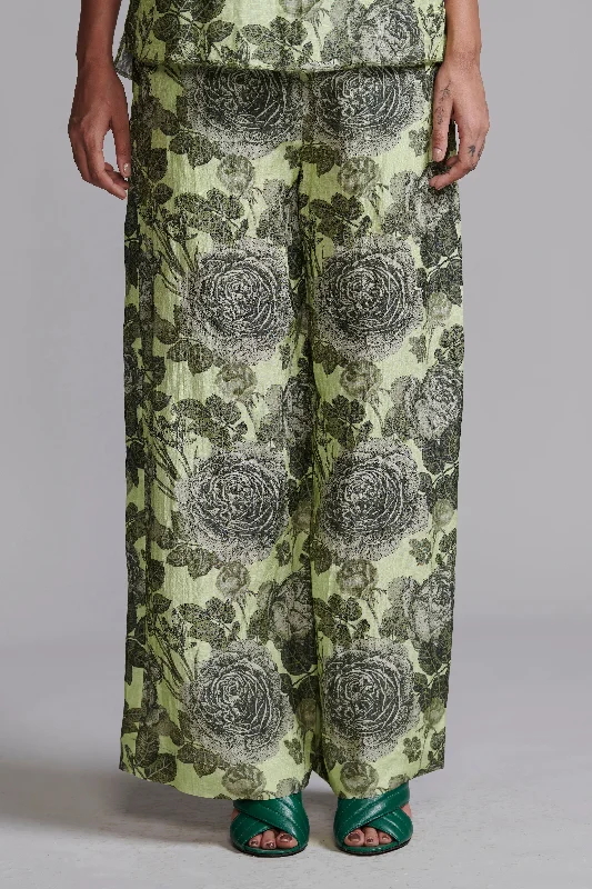 Floral Linen Pant