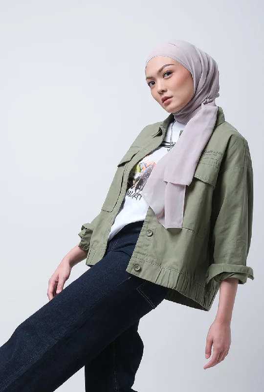 Jaket Faya Dusty Green