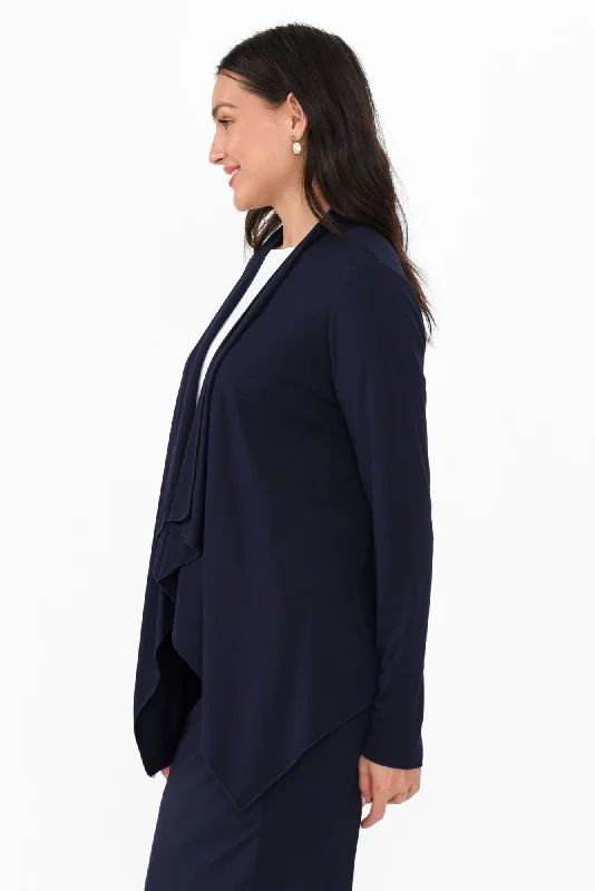 Joni Navy Bamboo Cardigan