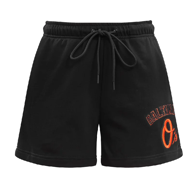 MLB BALTIMORE ORIOLES CLASSIC WOMEN'S SHORT (BLACK)