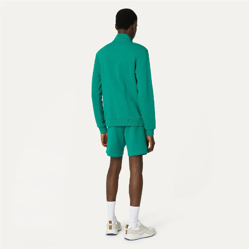 LE VRAI DORIAN POLY COTTON - Shorts - Sport  Shorts - Unisex - GREEN