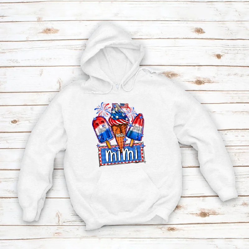 4th Of July Ice Creams Mimi And Kids LTP01 Hoodie