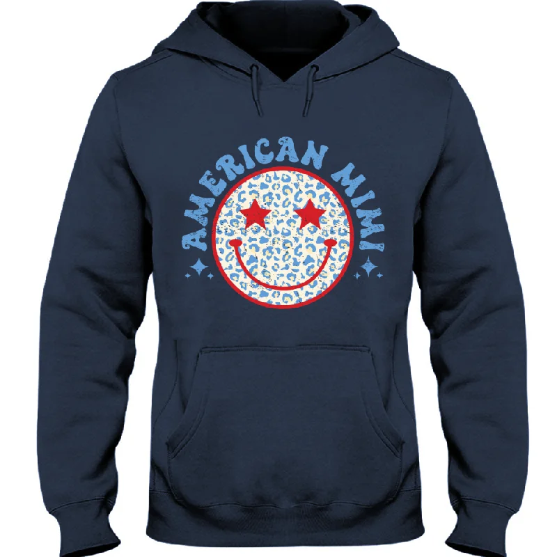 American Mimi 4th Of July, Custom Mimi Shirt, Gift For Grandma TH Hoodie