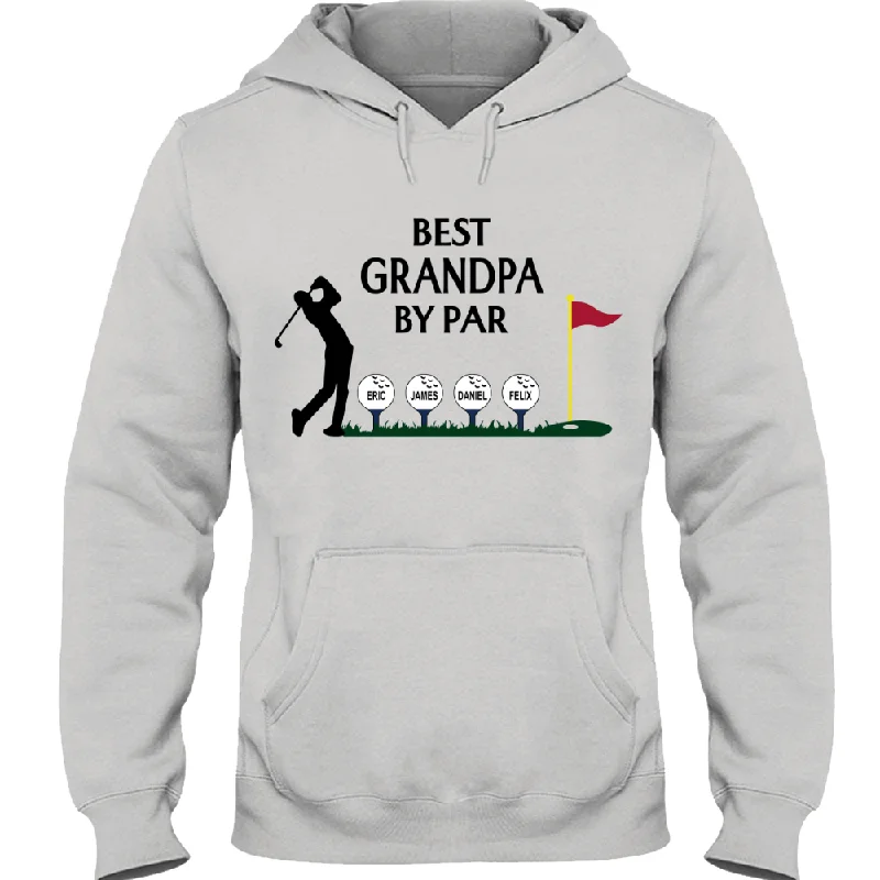 Best Grandpa By Par Shirt, Custom Grandpa And Kids Shirt, Gift For Grandpa, Father's Day TH Hoodie