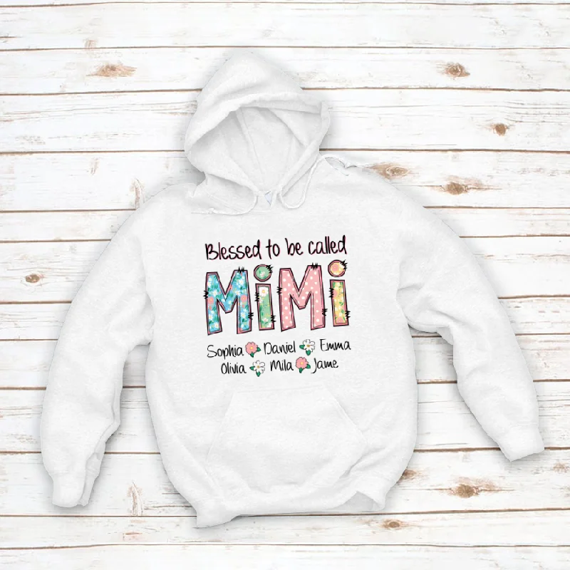 Floral Shirt For Grandma, Nana, Mimi And Kids CTH01 Hoodie