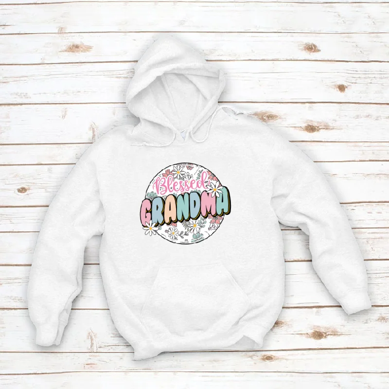 Floral Summer Viber Grandma Nana Mimi Custom Name CTH01 Hoodie