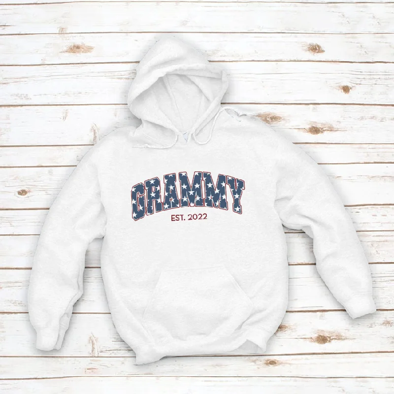 Grammy Est 4th of July Patriotic USA CTH01 Hoodie