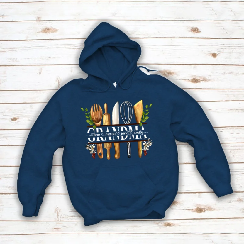 Grandma And Kids Personalized Cooking Tools CTH01 Hoodie