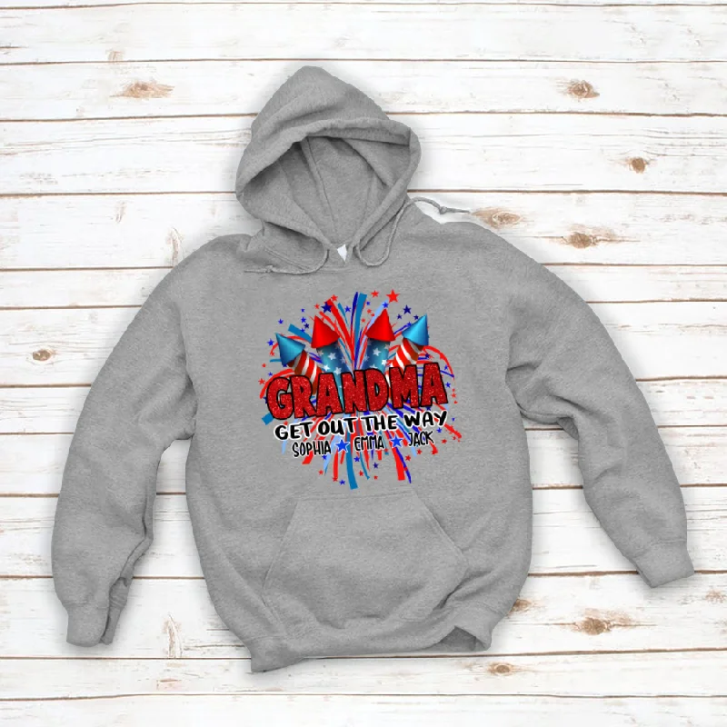 Grandma get out the way  fireworks 4th of july CL01 Hoodie