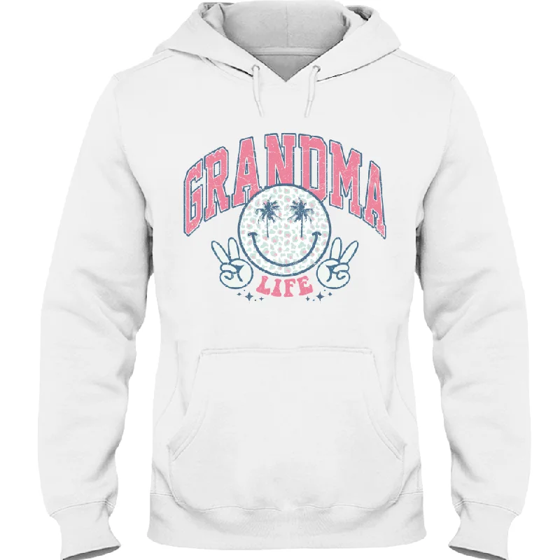 Grandma Life Summer Retro, Custom Grandma Shirt, Gift For Grandma Summer TH Hoodie