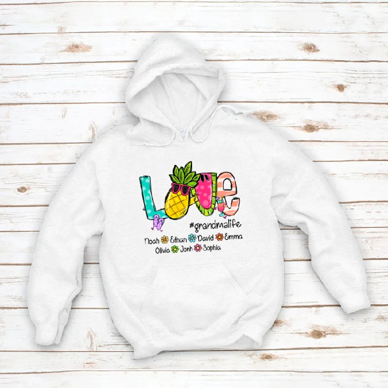 Love Summer Grandma Life And Kids LTP01 Hoodie