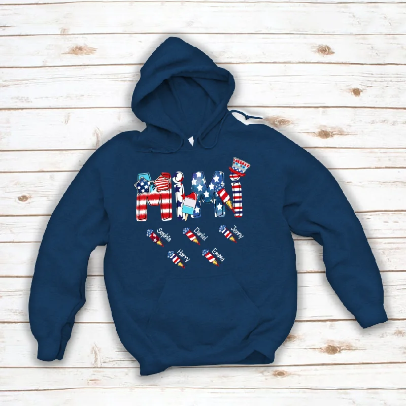 Mimi And Kids Firework Personalized, Best Gift 4th of July CTH01 Hoodie