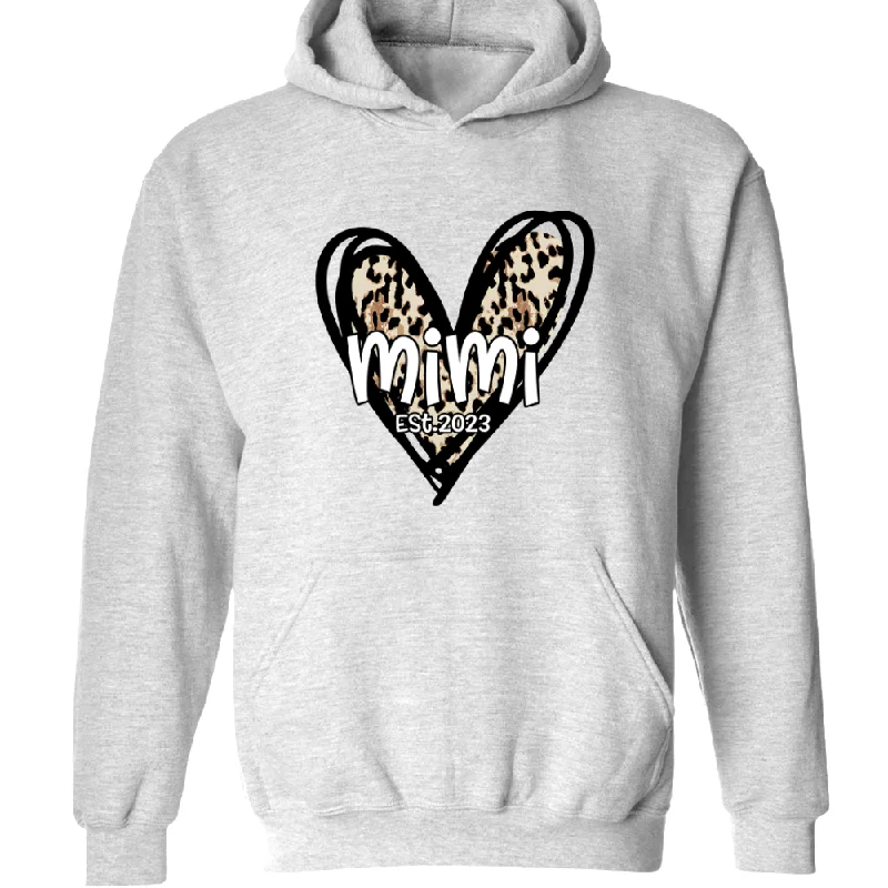 Mimi Est Heart Leopard TH Hoodie