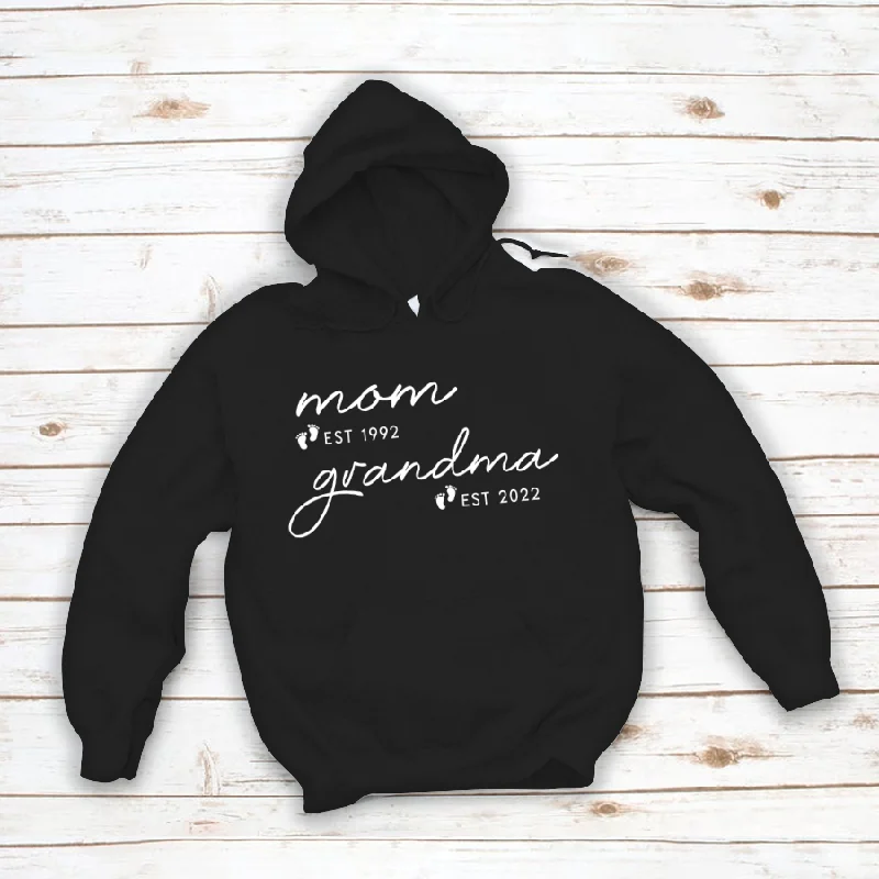 Personalized mom grandma est , mother's day, birthday gift CL01 Hoodie