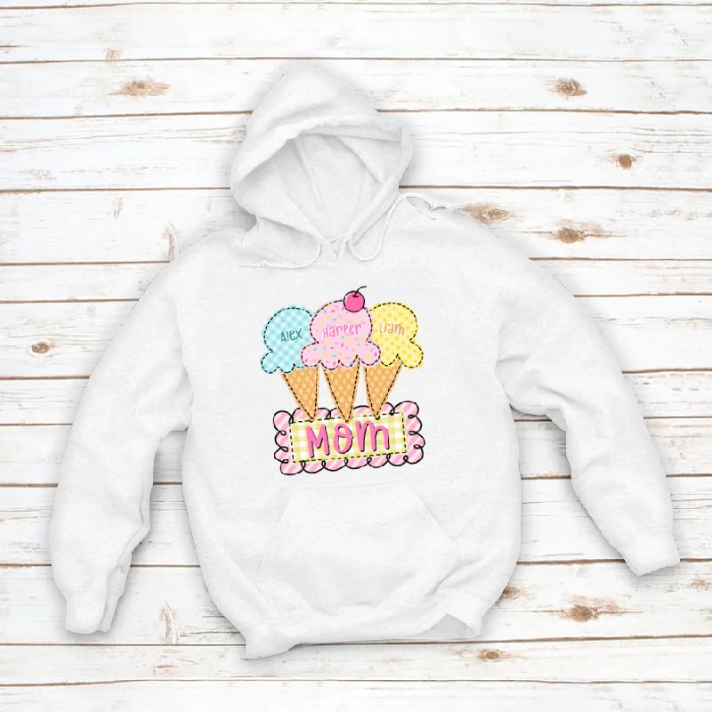 Summer Cream Mom And Kids LTP01 Hoodie