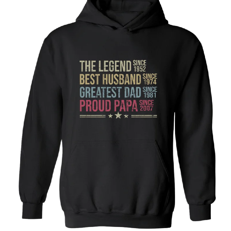 The Legend Best Husband Greatest Dad Proud Papa TH Hoodie