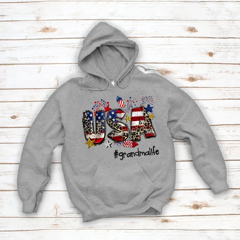 USA 4th of July  grandmalife CL01 Hoodie