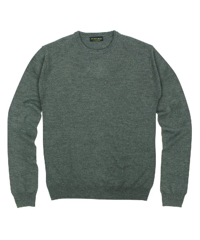 Shop the latest trends in men's clothing at unbeatable prices. 100% Pure Merino Wool Zegna Baruffa Crewneck Sweater - Grey Shop the latest trends in men's clothing at unbeatable prices. 100% Pure Merino Wool Zegna Baruffa Crewneck Sweater - Grey