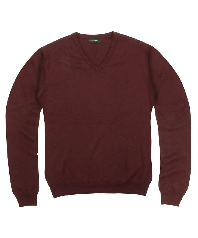 Exclusive clothing deals for customers – Shop today! 100% Pure Merino Wool Zegna Baruffa V-Neck Sweater - Burgundy Exclusive clothing deals for customers – Shop today! 100% Pure Merino Wool Zegna Baruffa V-Neck Sweater - Burgundy