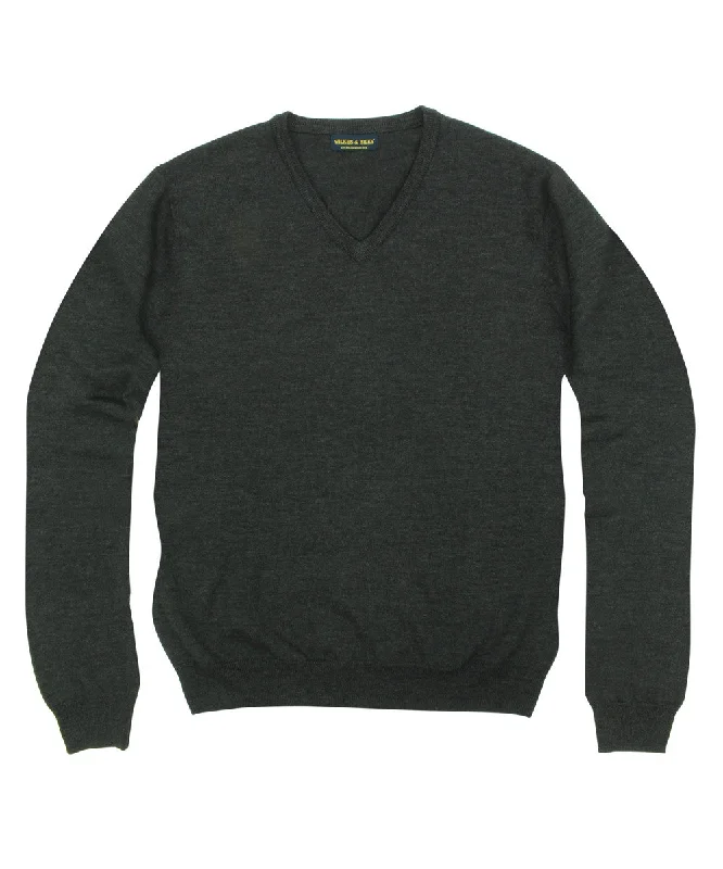 Save up to 70% clothing – Shop now for the best deals. 100% Pure Merino Wool Zegna Baruffa V-Neck Sweater - Charcoal Save up to 70% clothing – Shop now for the best deals. 100% Pure Merino Wool Zegna Baruffa V-Neck Sweater - Charcoal