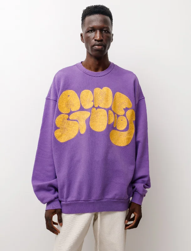 Exclusive offers on the latest clothing styles for men . Bubble Logo Crewneck Lilac Exclusive offers on the latest clothing styles for men . Bubble Logo Crewneck Lilac
