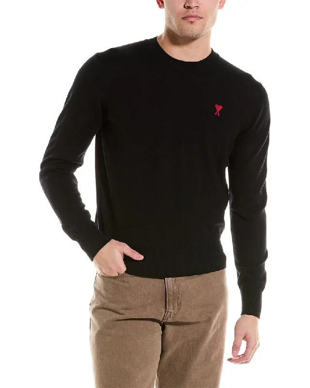 Limited-time offer!  AMI PARIS Wool Crewneck Sweater