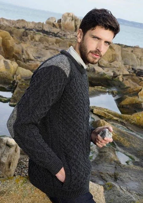 Huge savings on all categories of clothing – Shop our seasonal sale. Aran Crafts Crew Neck Tweed Sweater | Charcoal Huge savings on all categories of clothing – Shop our seasonal sale. Aran Crafts Crew Neck Tweed Sweater | Charcoal