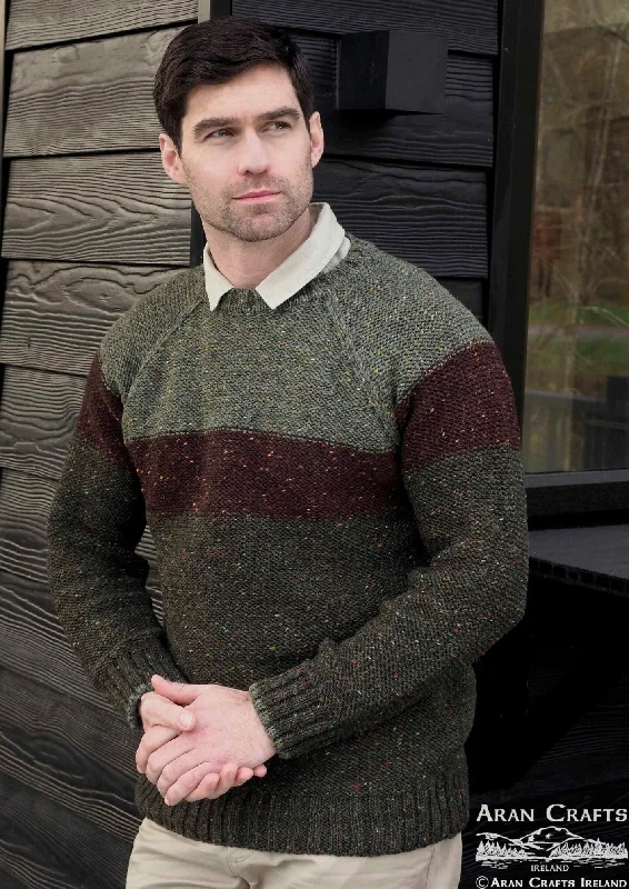Get stylish outfits for every occasion – Shop now and save! Aran Crafts Three Tone Donegal Sweater Get stylish outfits for every occasion – Shop now and save! Aran Crafts Three Tone Donegal Sweater