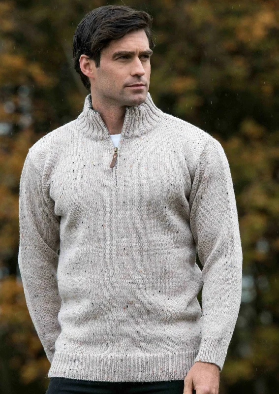 Shop affordable clothing for less – Big discounts online now. Aran Wool Half Zip Sweater | Oatmeal Shop affordable clothing for less – Big discounts online now. Aran Wool Half Zip Sweater | Oatmeal
