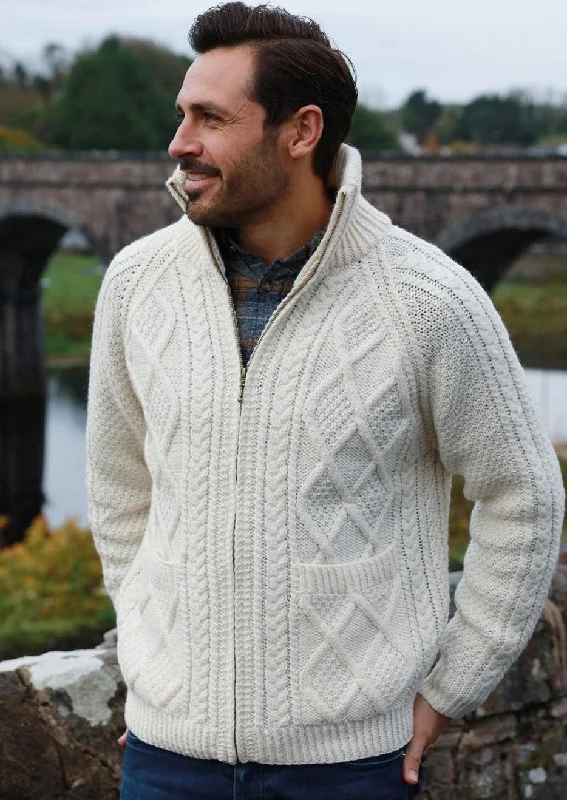 Look your best with exclusive savings on men’s fashion. Handknit Men's Aran Cardigan | Natural Look your best with exclusive savings on men’s fashion. Handknit Men's Aran Cardigan | Natural