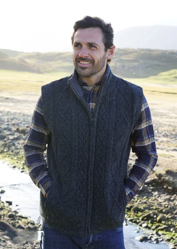 Shop now for the latest fashion trends and enjoy special promotions! Aran Full Zip Fleece Gilet | Charcoal Shop now for the latest fashion trends and enjoy special promotions! Aran Full Zip Fleece Gilet | Charcoal