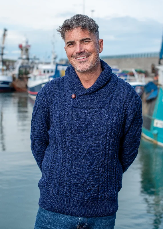 Men’s fashion sale – new deals added every day! Aran Men's Shawl Neck Merino Sweater | DWB Men’s fashion sale – new deals added every day! Aran Men's Shawl Neck Merino Sweater | DWB