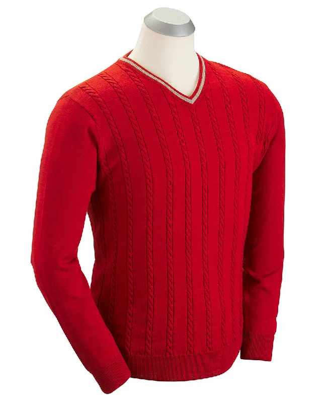 Limited-time sale: Save on all your favorite clothing items. Cable-Front V-Neck Sweater Limited-time sale: Save on all your favorite clothing items. Cable-Front V-Neck Sweater