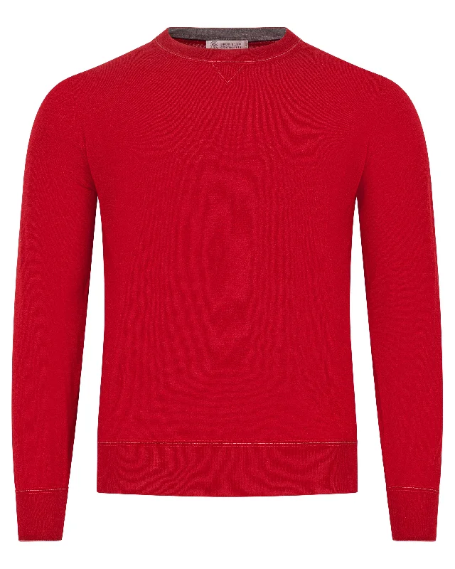 Bundle and save: Shop men’s fashion and enjoy exclusive discounts. Brunello Cucinelli Mens Lightweight Cashmere Red Crew Neck Sweater Bundle and save: Shop men’s fashion and enjoy exclusive discounts. Brunello Cucinelli Mens Lightweight Cashmere Red Crew Neck Sweater