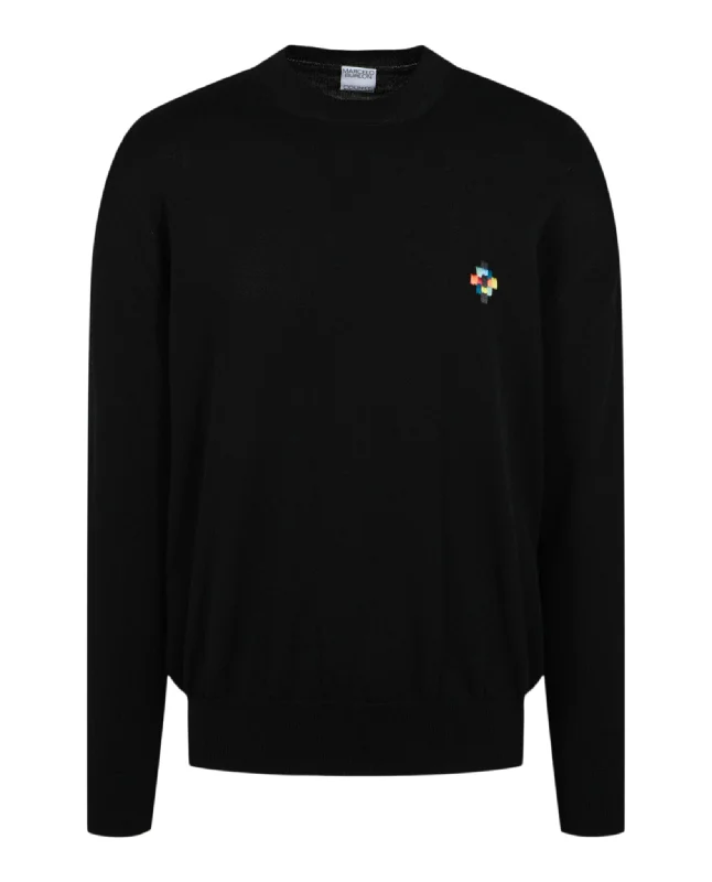 Limited-time offer!  Colorful Cross Crewneck Sweater