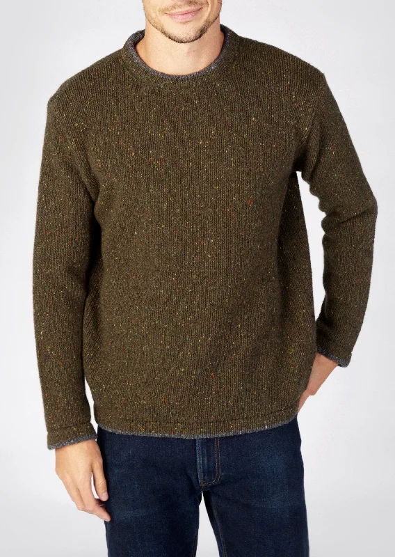 Limited-time discounts on clothing you’ll love IrelandsEye Men's Roundstone Sweater | Loden Limited-time discounts on clothing you’ll love IrelandsEye Men's Roundstone Sweater | Loden