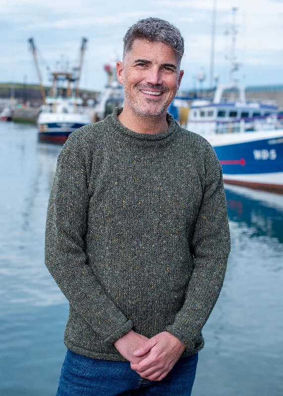 Best clothing deals of the season – Shop now and enjoy big savings. Donegal Roll Neck Sweater | Green Best clothing deals of the season – Shop now and enjoy big savings. Donegal Roll Neck Sweater | Green