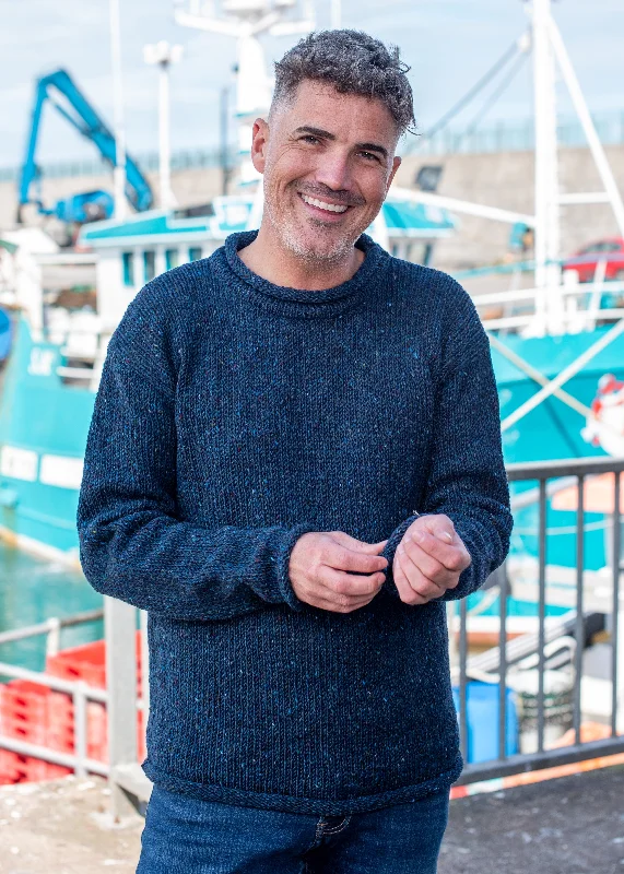 Fresh clothing styles are here – Shop now for exclusive discounts! Donegal Roll Neck Sweater | Navy Fresh clothing styles are here – Shop now for exclusive discounts! Donegal Roll Neck Sweater | Navy