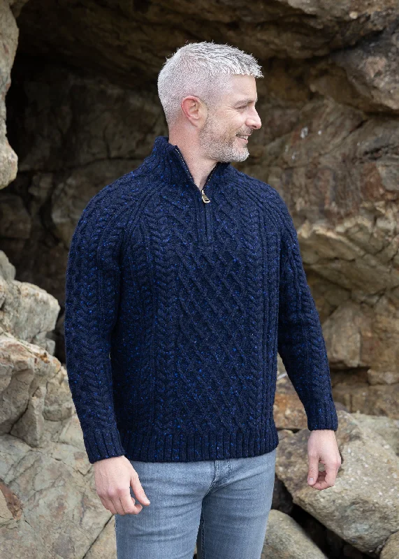 Shop now for affordable fashion – Enjoy free shipping on clothing orders. Aran Donegal Zip Sweater | Navy Shop now for affordable fashion – Enjoy free shipping on clothing orders. Aran Donegal Zip Sweater | Navy