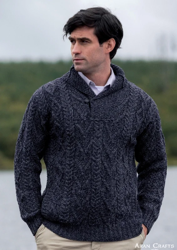 Men’s fashion just got more affordable – shop now! Dublin Shawl Collar Aran Sweater | Cormorant Men’s fashion just got more affordable – shop now! Dublin Shawl Collar Aran Sweater | Cormorant