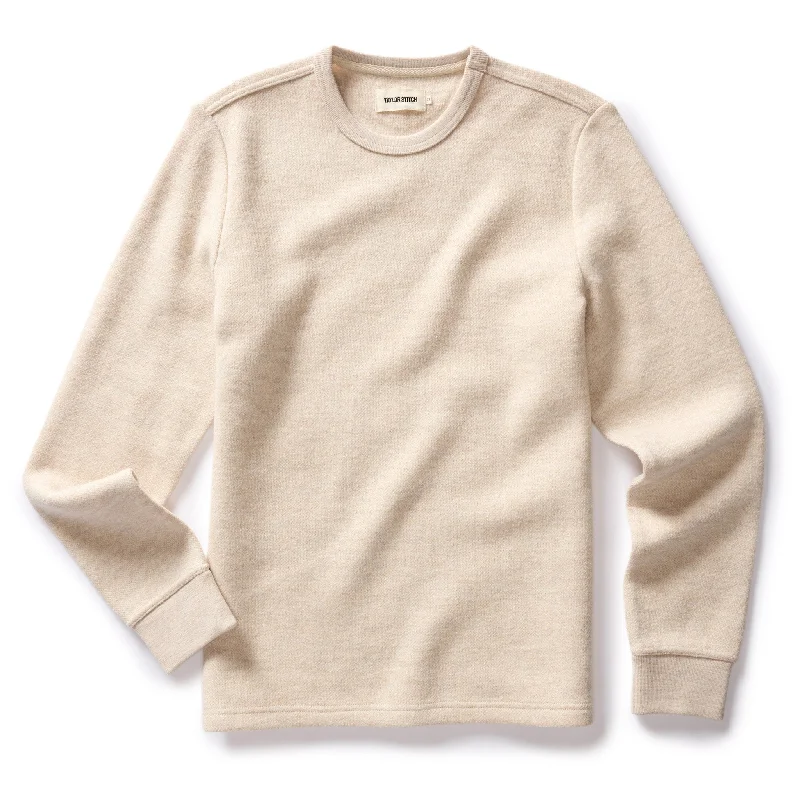 Get fresh fashion for less – Shop trendy clothing at discounted prices. The Evans Crew in Oat Birdseye Wool Get fresh fashion for less – Shop trendy clothing at discounted prices. The Evans Crew in Oat Birdseye Wool