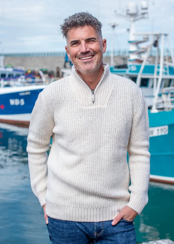 Save on men’s formal wear – perfect for your next event! IrelandsEye Women's Ribbed Zip Neck Sweater | Natural Save on men’s formal wear – perfect for your next event! IrelandsEye Women's Ribbed Zip Neck Sweater | Natural