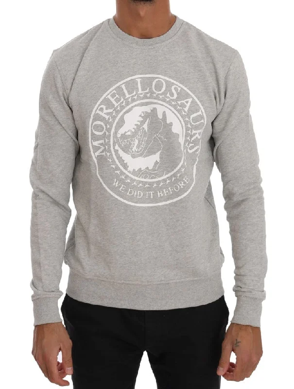 Limited-time offer!  Frankie Morello  Cotton Crewneck Pullover Men's Sweater