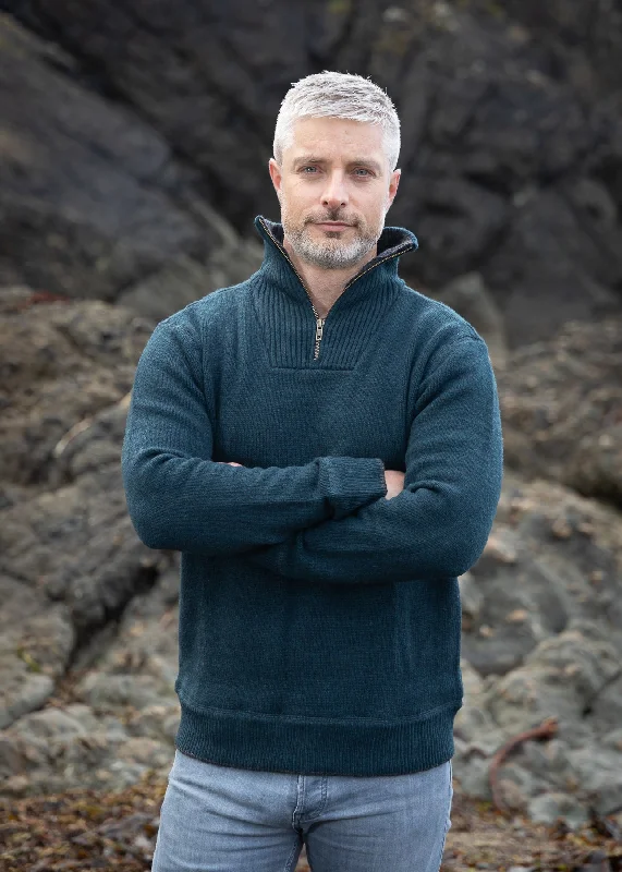 Get ready for your next season with amazing savings on all clothing. Mens Zip Sweater | Pine Green Get ready for your next season with amazing savings on all clothing. Mens Zip Sweater | Pine Green