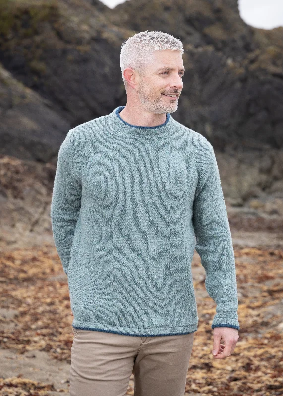 Shop men’s and women’s fashion at unbeatable prices today!  Men's Roundstone Sweater | Ocean Mist